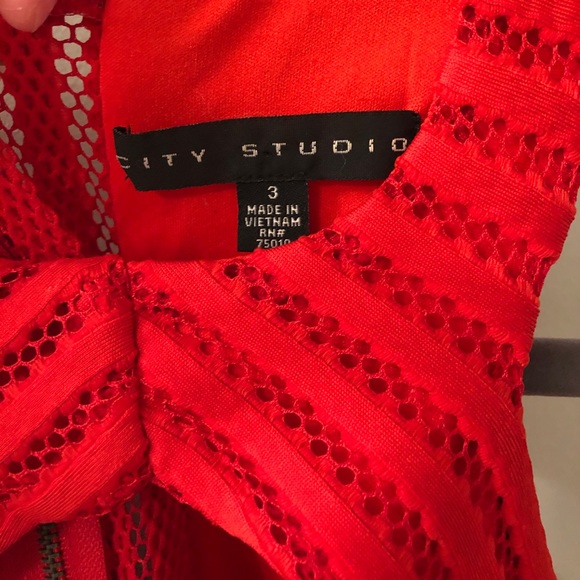 Red Cocktail Dress - Picture 4 of 7